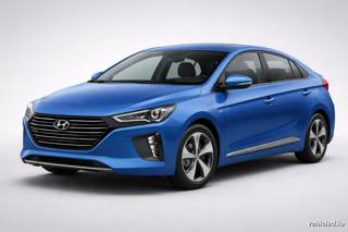 Hyundai Ioniq in Intense Blue