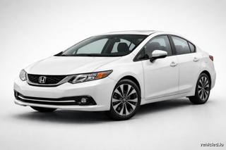 Honda Civic in Platinum White Pearl