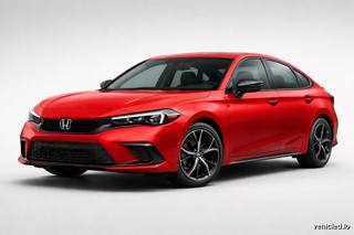 Honda Civic in Rallye Red
