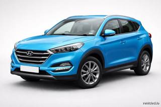 Hyundai Tucson in Aqua Blue
