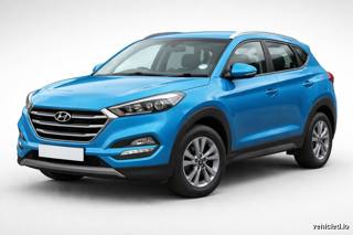 Hyundai Tucson in Caribbean Blue