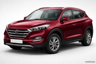 Hyundai Tucson in Ruby Wine