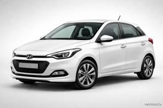 Hyundai i20 in Polar White