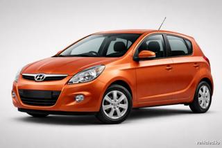 Hyundai i20 in Tangerine Orange Met.