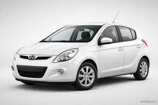 Hyundai i20 in Polar White