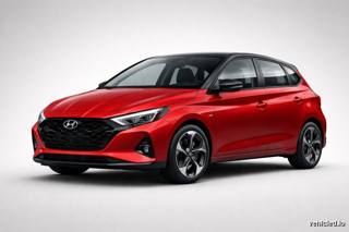 Hyundai i20 in Electric Red