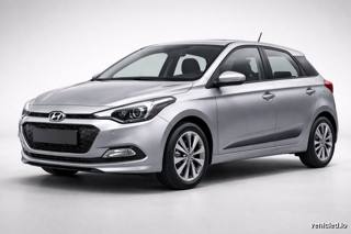 Hyundai i20 in Sleek Silver Met.