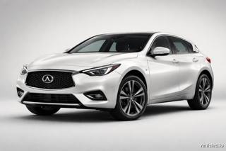 Infiniti Q30 in Moonlight White