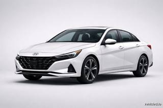 Hyundai Elantra in Ceramic White