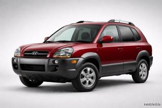Hyundai Tucson in Crimson Red