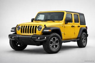Jeep Wrangler in Hella Yella