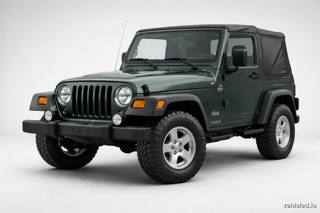 Jeep Wrangler in Forest Green