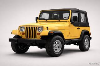 Jeep Wrangler in Hella Yella