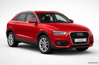Audi Q3 in Tango Red