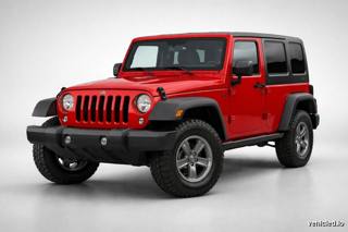 Jeep Wrangler in Firecracker Red