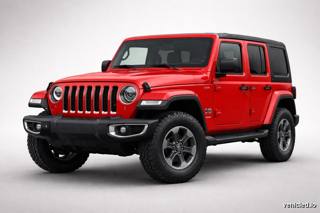 Jeep Wrangler in Firecracker Red