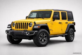 Jeep Wrangler in Hella Yella
