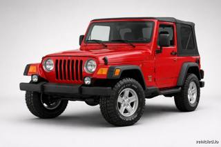 Jeep Wrangler in Firecracker Red
