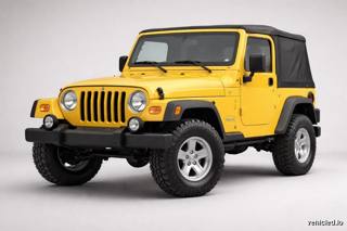 Jeep Wrangler in Hella Yella