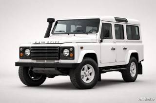 Land Rover Defender in Chawton White