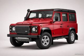 Land Rover Defender in Rimini Red