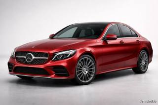 Mercedes-Benz C-Class in Patagonia Red Metallic
