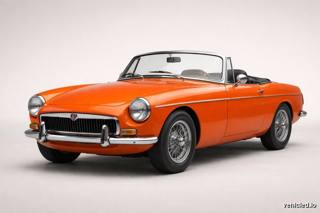 MG MGB in Blaze Orange