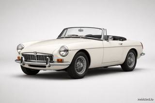 MG MGB in Old English White