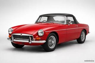 MG MGB in Tartan Red