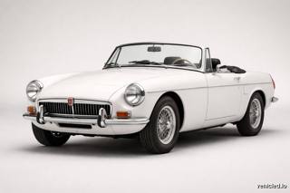 MG MGB in Old English White