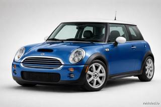 Mini Cooper in Electric Blue