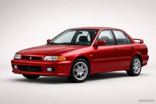 Mitsubishi Lancer in Rally Red Metallic
