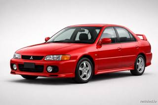 Mitsubishi Lancer in Palma Red
