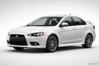 Mitsubishi Lancer in Wicked White Metallic