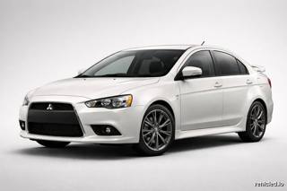 Mitsubishi Lancer in Diamond White Pearl