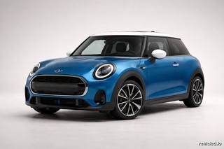Mini Cooper in Electric Blue