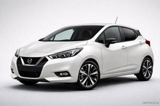 Nissan Micra in Pearl White