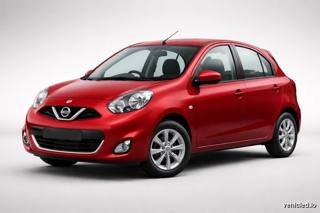 Nissan Micra in Passion Red