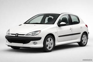 Peugeot 206 in Banquise White