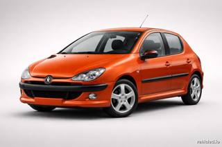 Peugeot 206 in Tangerine Orange