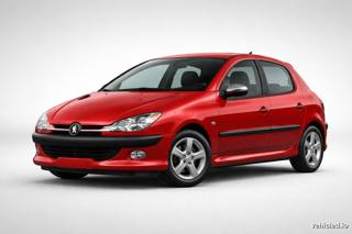 Peugeot 206 in Aden Red