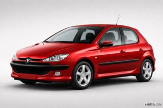 Peugeot 206 in Aden Red