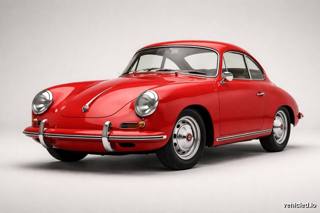 Porsche 356 in Signal Red