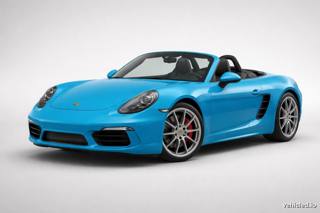 Porsche 718 Boxster in Miami Blue