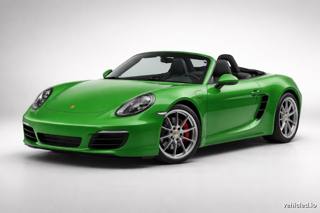 Porsche 718 Boxster in Python Green