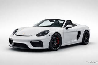 Porsche 718 Spyder in Carrara White