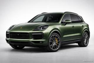 Porsche Cayenne in Python Green