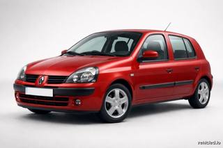 Renault Clio in Flame Red