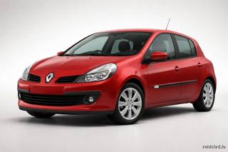Renault Clio in Flame Red
