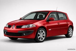 Renault Megane in Flame Red
